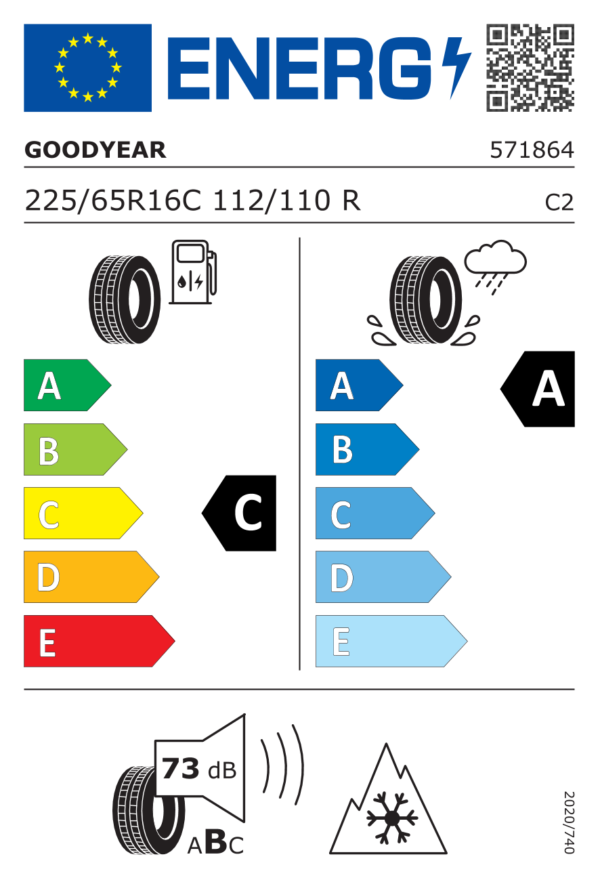 225/65 R16C 112/110 R GOODYEAR VECTOR 4 SEASON CARGO - immagine 2