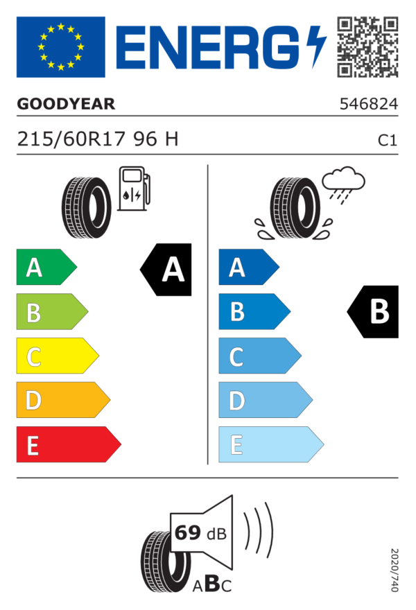 215/60 R17 96H GOODYEAR EFFICIENTGRIP PERFORMANCE - immagine 2