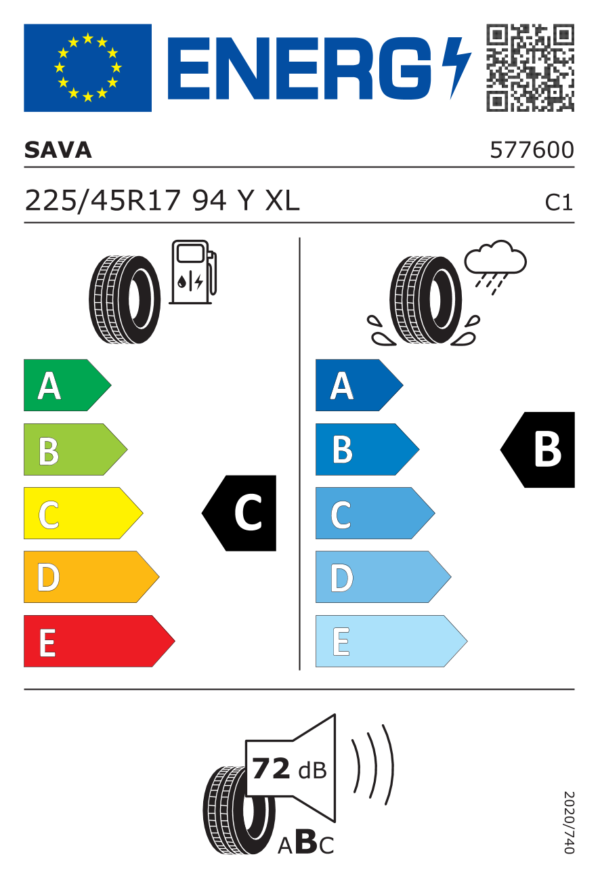 225/45 R17 94Y SAVA INTENSA UHP 2 XL - immagine 2